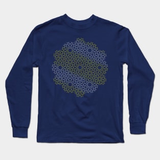 Moresque flower mandala seamless pattern Long Sleeve T-Shirt